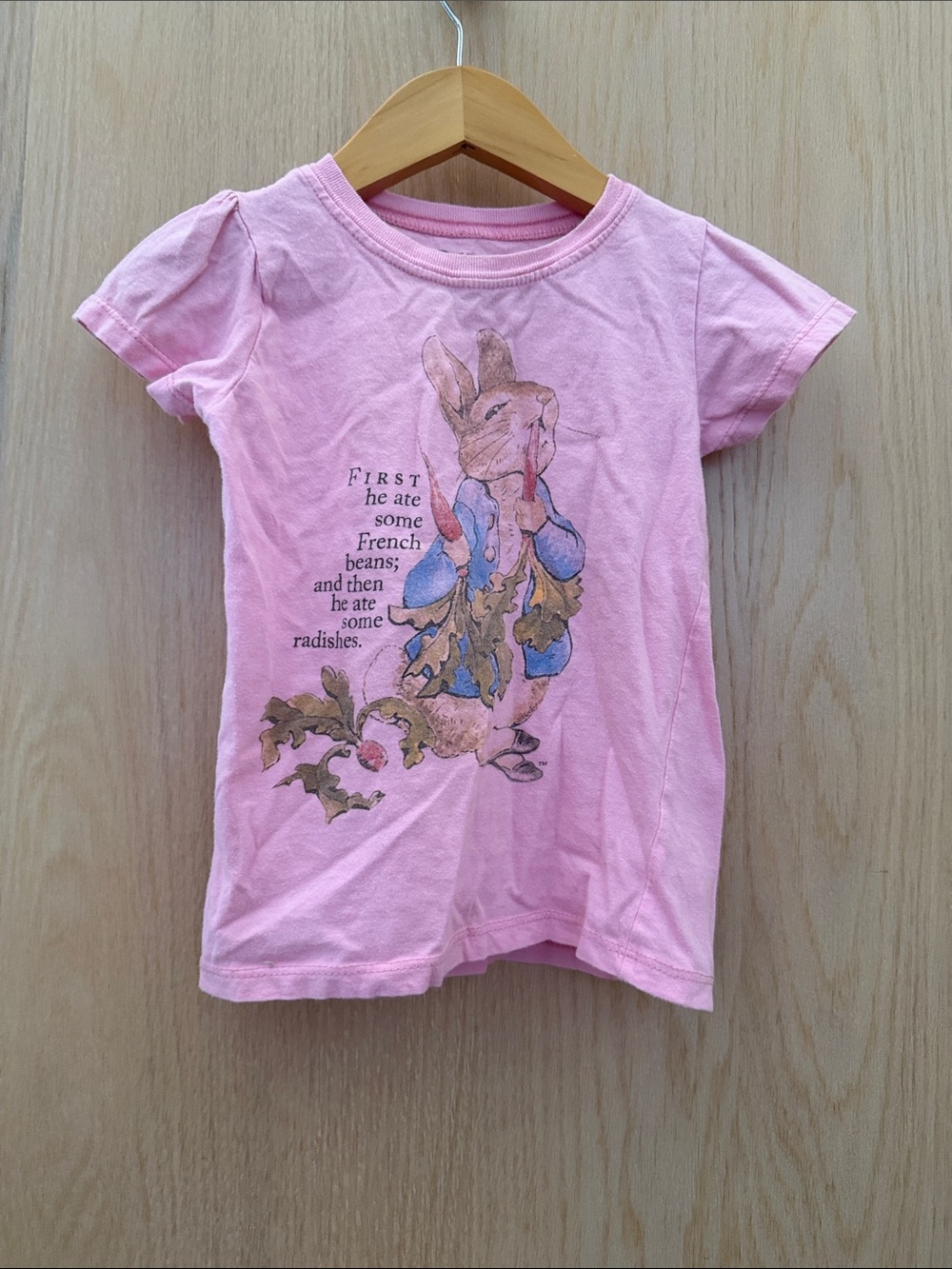 Pink Peter Rabbit Short-Sleeve Tee for Kids